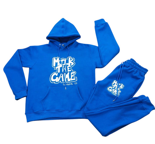 Royal Blue Graffiti Jumpsuit